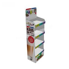 paper display stand for milk drink pop