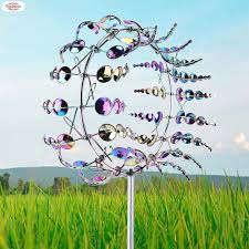 Topdecor Colorful Metal Wind Spinner