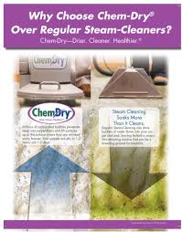 chem dry vs steam cleaning chem dry