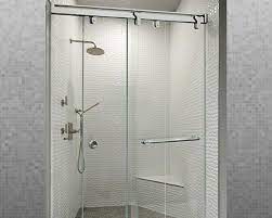 frameless glass sliding shower door systems