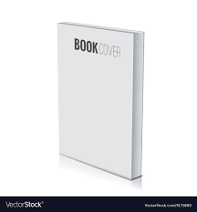 3d Book Cover Paperback Page Document Template Vector Image