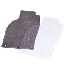 coverking floor mat clear nibbed set lh