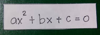 Solving Quadratic Equation Using