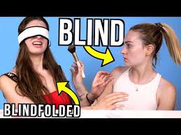 blindfolded makeup with molly burke