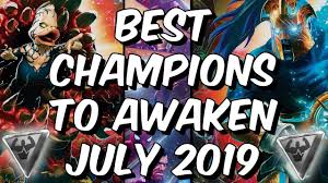 Best Champions To Awaken July 2019 Awakening Gem Guide Marvel Contest Of Champions