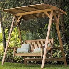 Veranda Swinging Bench With Canopy