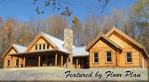 hyrbrid log homes interiors and exteriors