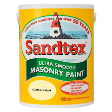 Crown Sandtex Masonry Smooth Cornish Cream