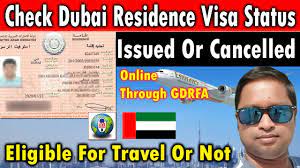 dubai residence visa status