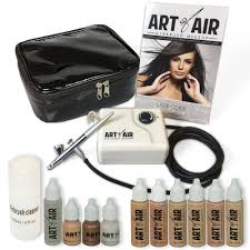 art of air professional airbrush cosmetic makeup system fair to um shades