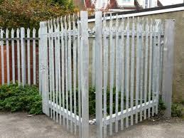 Bi Folding Palisade Gate Galvinised