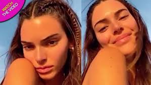 kendall jenner showcases her natural