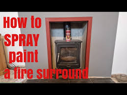 How To Spay Paint A Metal Fire Surround