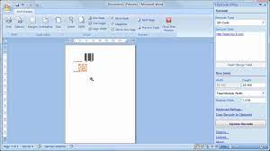 how to create barcodes in word full