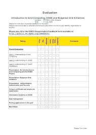 Employee Performance Evaluation Form Template