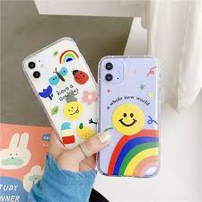 Buy online with fast, free shipping. Rainbow Smiley Fun Indie Kid Phone Case For Iphone 11 Pro X Xr Xs Max 8 7 Plus Kids Phone Cases Iphone Cases Iphone Case Covers