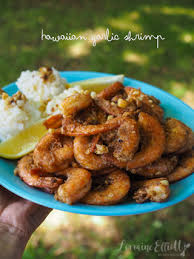 hawaiian garlic shrimp rice