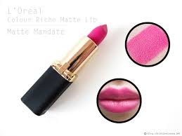 l oreal colour riche matte lipsticks