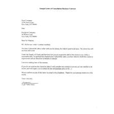 Basic Employment Contract Termination Letter Business Template