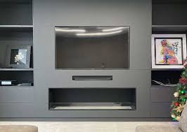 Media Wall With Fireplace Get