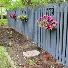 Wooden Fence With A Paint Spray