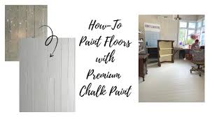 paint floors with premium chalk paint
