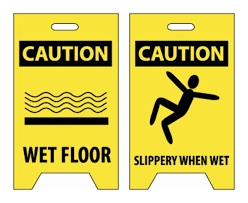 national marker caution wet floor