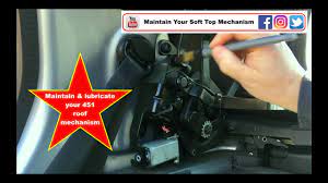 We are specialised in mechanical hood repairs in dubai. How To Service Your Smart Car Convertible Roof Mechanism Youtube