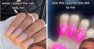 These habits can damage the nail bed. The Nails People Asked For Vs What They Got