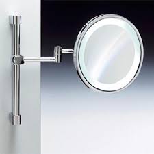 wall mounted lighted makeup mirror