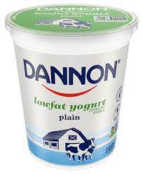 plain low fat yogurt 32oz dannon yogurt