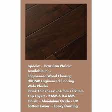 brown brazilian walnut engineered