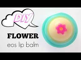 diy flower eos lip balm you