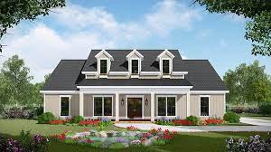 Ranch House Plan With Cathedral Ceiling