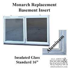 Steel Basement Window Insert Aluminum