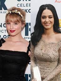 dianna agron and katy perry kick off