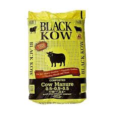black kow 50 lb composted cow manure