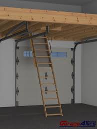 pull down stairs overhead garage storage