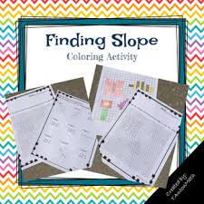 I have the following data which i would like to draw a line between the groups, based on the slope of 3 factors `(i,ii,iii). Finding Slope Coloring Activity By Tantonmath Teachers Pay Teachers