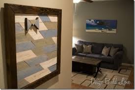 Diy Chic Wall Art Of Recycled Wood