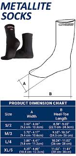 Cressi Metallite Neoprene Socks 2 5mm Black