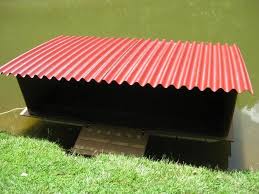 Finish them up with a tilted metal roof and add the waters and feeders inside. Predators And Floating Duck Houses Backyard Chickens Learn How To Raise Chickens