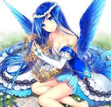 Long hair, anime, anime girls, simple background, wings. Pin On Character Concept