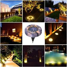 16 led solar powered lights outdoor