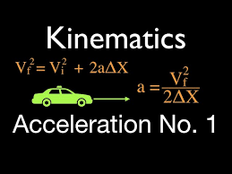 Physics Kinematics 2 Of 7 1 D
