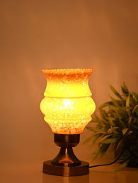 Decorated Glass Shade From Table Lamps