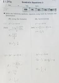 Quadratic Equations Yasseen Hamdouchi
