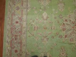 pistachio green antique oushak rug no