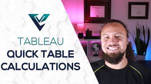 top 5 tableau quick table calculations