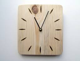 Buy Wooden Clock 8 Rustic Wood Clock